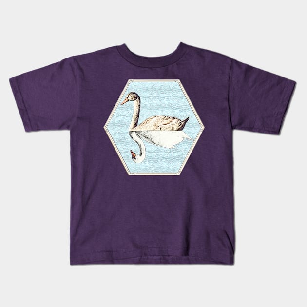 A Swan Mirror Kids T-Shirt by kimberlyjtphotoart